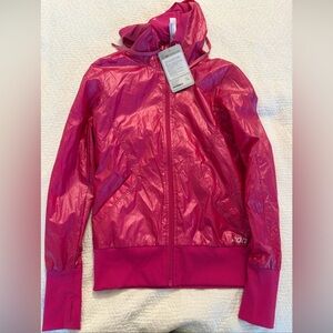 Lorna Jane Active Luminosity LJ Excel raspberry pearlescent Jacket XS $149.99